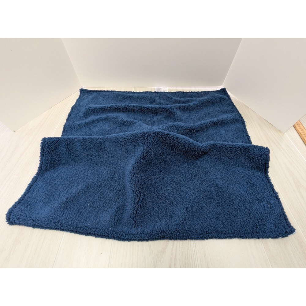 Just Born Narwhal blue large Baby large 24" Security Blanket lovey chevron - Picture 3 of 8